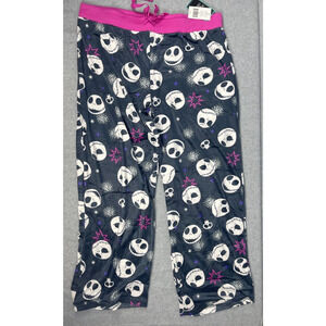 Nightmare Before Christmas Pajama Pants Women's Size 2XL NWT Black‎